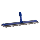 Stofwisser houder kunststof blauw 58 cm