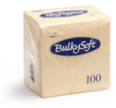 Bulkysoft creme servetten 33x33cm 2-laags 1/4 vouw doos 2000 stuks