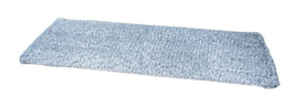 Allure microvezel velcro scrub vlakmop 45cm wit rood 5 stuks