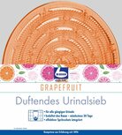 Becher geurend urinoirrooster Grapefruit  1 stuk