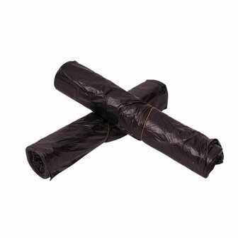 HDPE Pedaalemmerzakken T15 Zwart Afmeting bxl (cm) 50x55