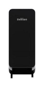 Satino Hyginity Duo Toiletpapierdispenser JT3 Zwart