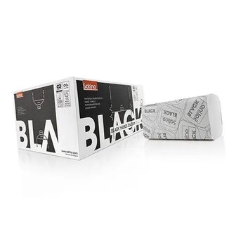 Satino Black handdoekjes V-vouw 25x23cm 2-laags doos 3200 stuks