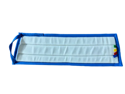 Elive microvezel velcro vlakmop 40cm blauw