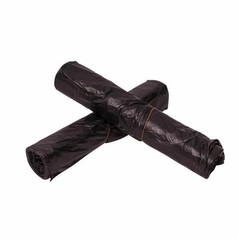 HDPE Pedaalemmerzakken T15 Zwart Afmeting bxl (cm) 50x55