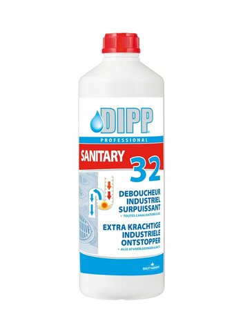 DIPP 32 Extra krachtige industri&euml;le ontstopper 1 liter