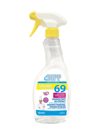DIPP 69 Keuken Reiniger en Desinfectiemiddel Spray 750ml