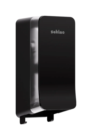 Satino Hyginity Duo Toiletpapierdispenser JT3 Zwart