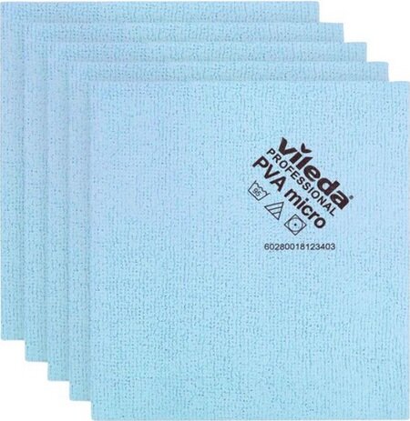 Vileda PVA Microdoek 5 Stuks BLAUW