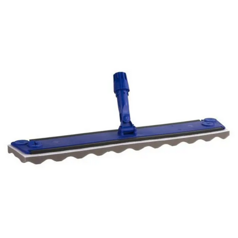 Stofwisser houder kunststof blauw 58 cm