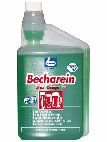 Becher Becharein Pro glazenreiniger  1 liter