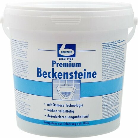 Becher Premium urinoirblokjes  1 kg