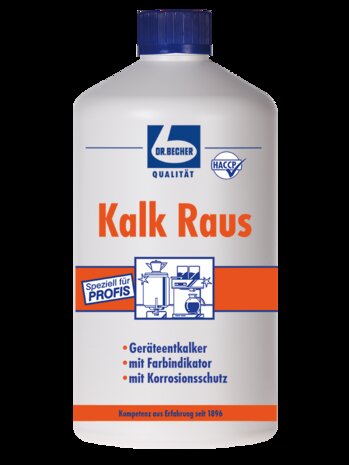Becher ontkalker met kleurindicator  1 liter