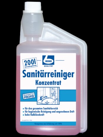 Becher sanitairreiniger concentraat  1 liter