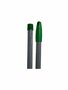 Steel met schroefdraad metaal grijs/groen